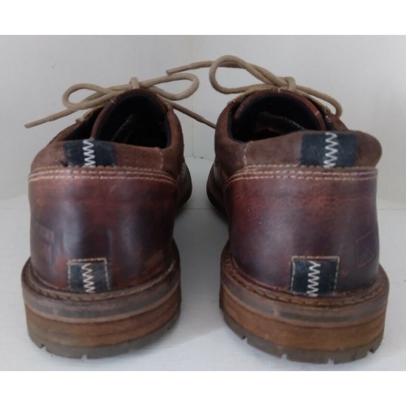 Bullboxer Mens Everson Oxfords Shoes Brown Leather Lace Up Size 8 - Picture 6 of 8